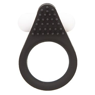 Купить чёрное эрекционное кольцо lit-up silicone stimu ring 1 black Image