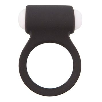 Купить чёрное эрекционное виброкольцо lit-up silicone stimu ring 3 black Image