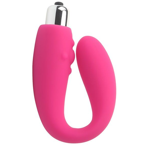 Купить розовый стимулятор g-точки и клитора see you 7-speed silicone finger Image