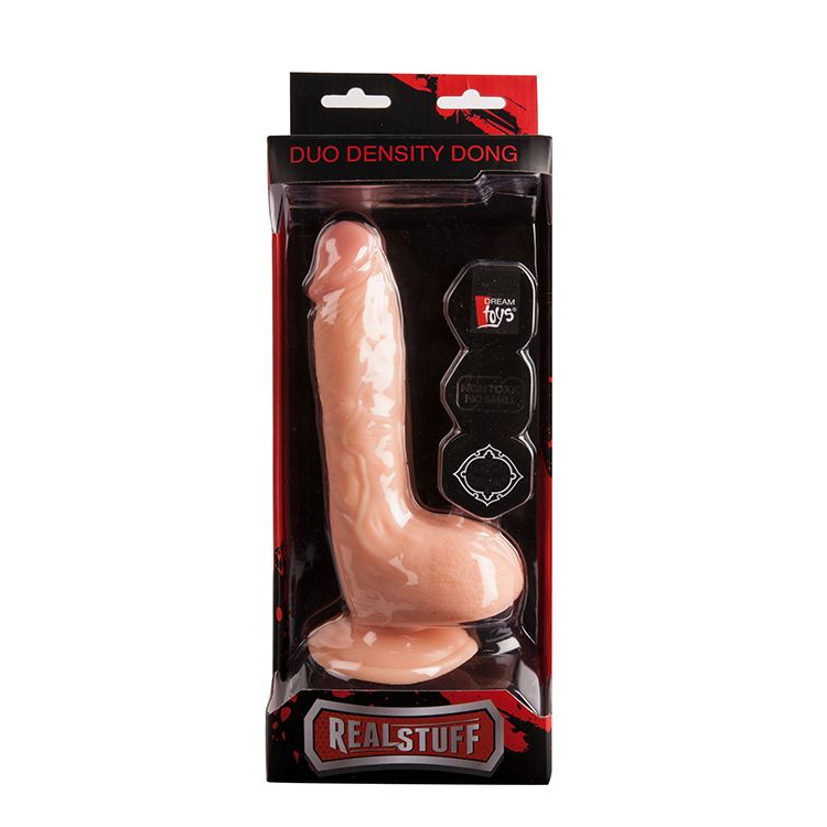 Купить реалистичный фаллоимитатор realstuff duo density dong 8inch - 20,5 см. Image