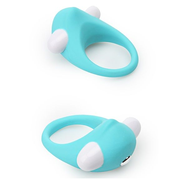 Купить голубое эрекционное кольцо lit-up silicone stimu ring 6 Image