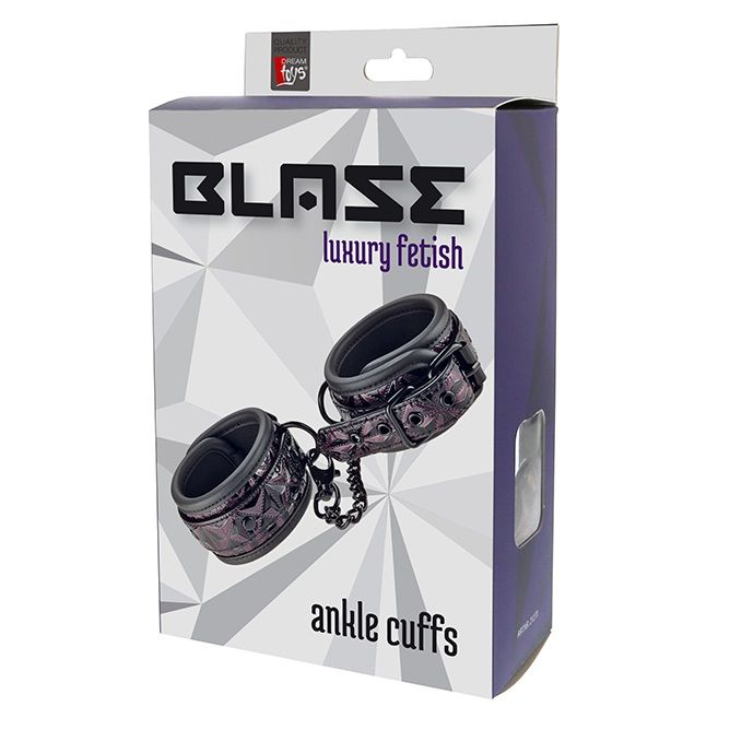 Купить фиолетово-чёрные оковы на ноги blaze ankle cuff purple Image