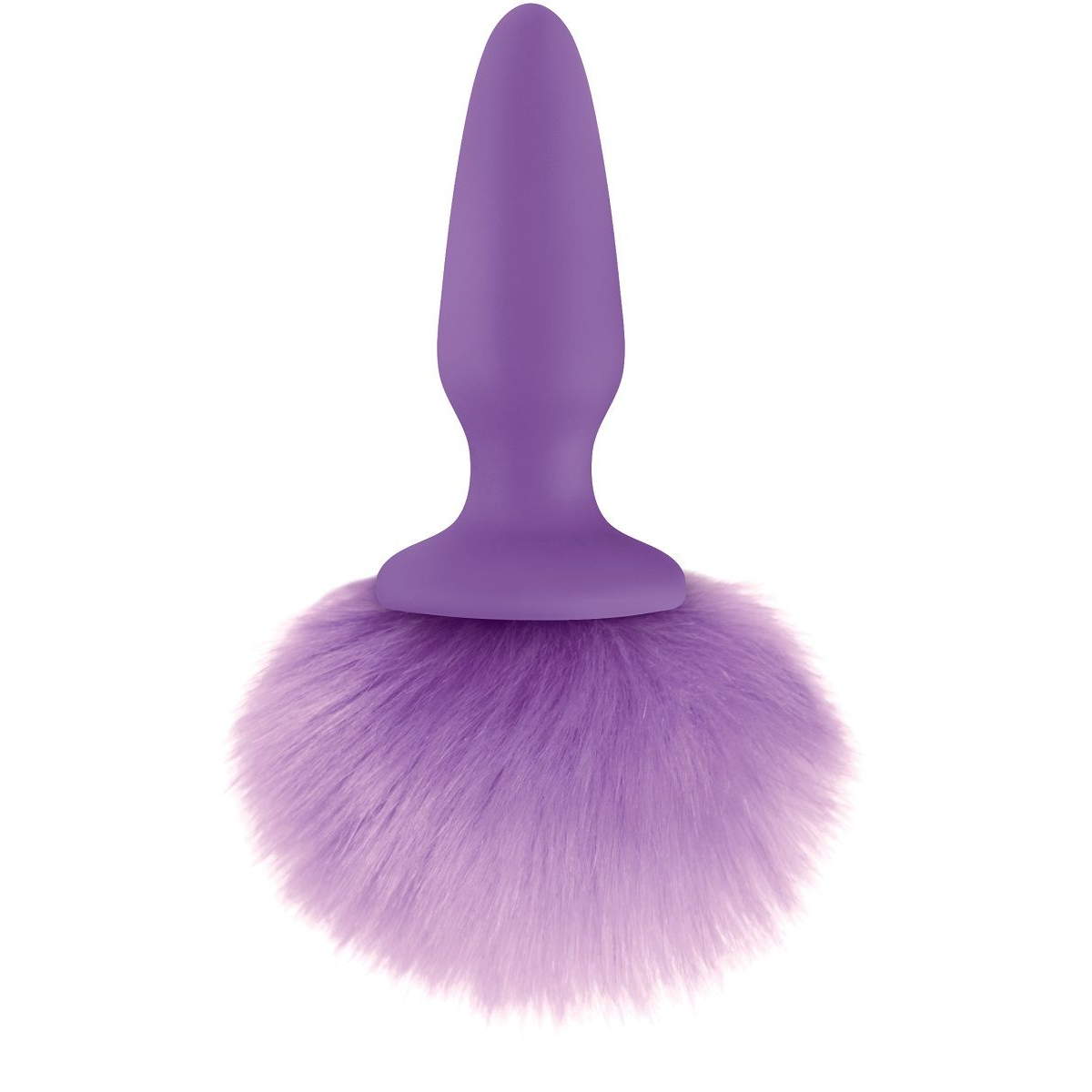 Купить фиолетовая анальная пробка с фиолетовым заячьим хвостом bunny tails purple Image