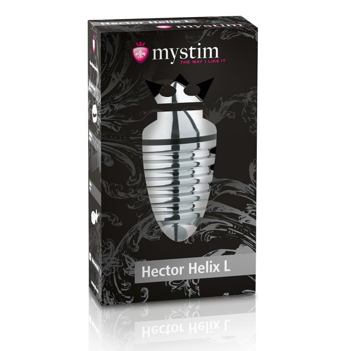 Купить анальный плаг для электростимуляции hector helix buttplug l - 11,5 см. Image