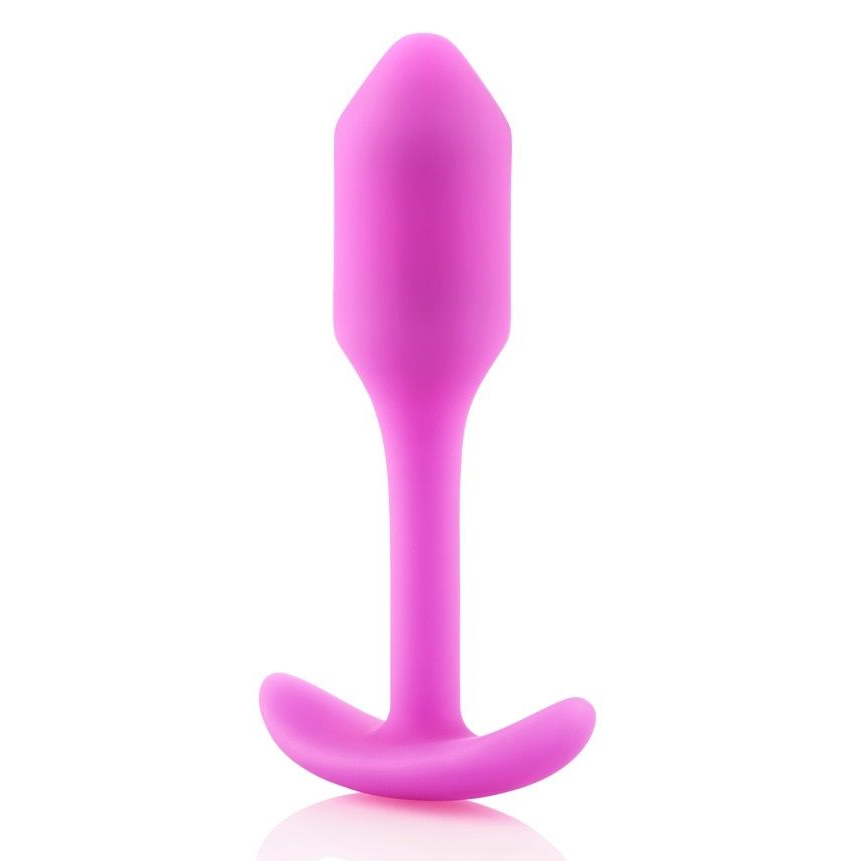 Купить розовая пробка для ношения b-vibe snug plug 1 - 9,4 см. Image