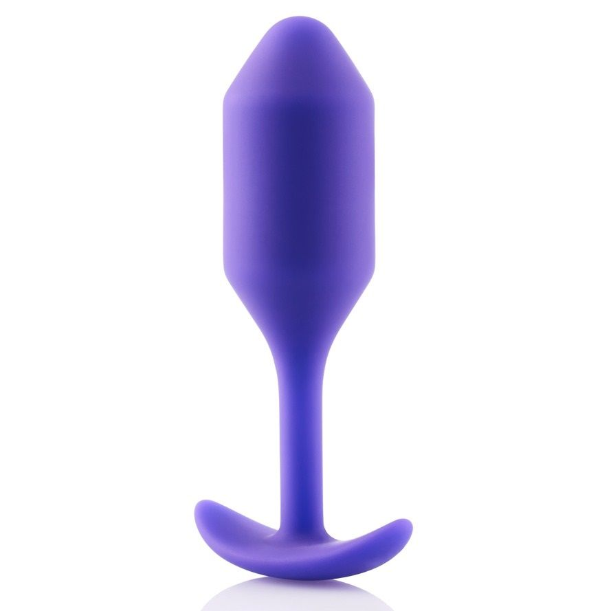 Купить фиолетовая пробка для ношения b-vibe snug plug 2 - 11,4 см. Image