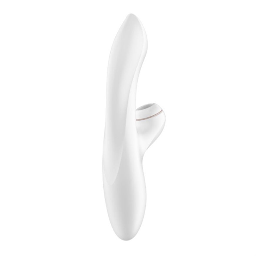 Купить вибромассажер с вакуумно-волновой клиторальной стимуляцией satisfyer pro + g-spot - 22 см. Image