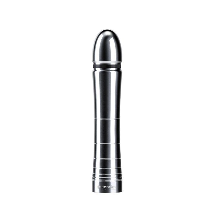 Купить фаллоимитатор для электростимуляции glossy glen dildo - 14 см. Image