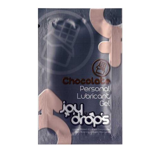 Купить пробник смазки на водной основе с ароматом шоколада joydrops chocolate - 5 мл. Image