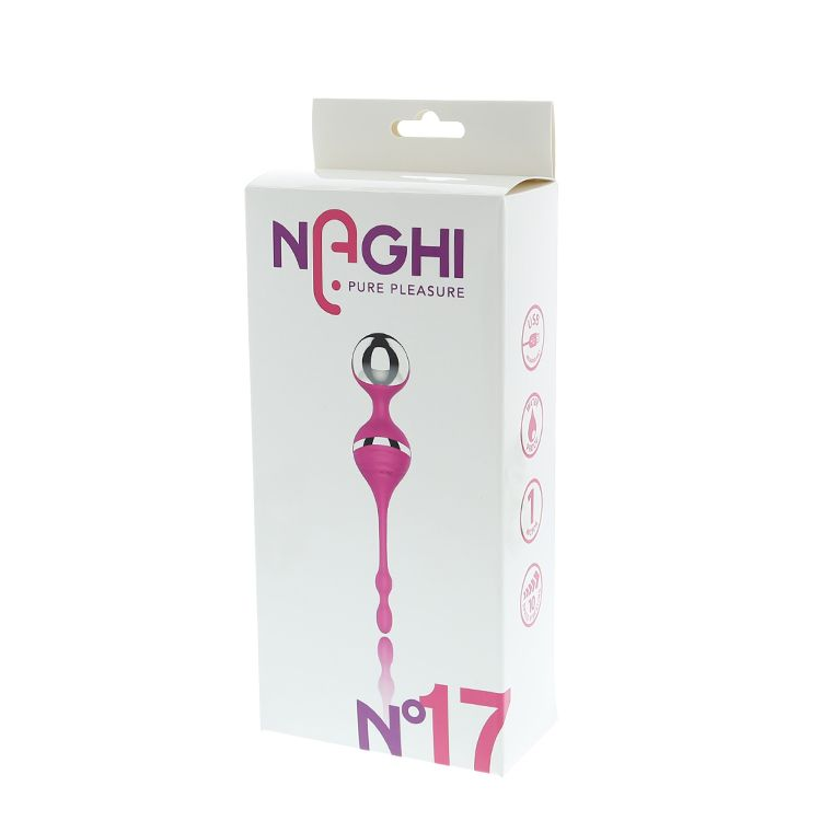 Купить розовый вагинальные шарики с вибрацией naghi no.17 rechargeable duo balls Image