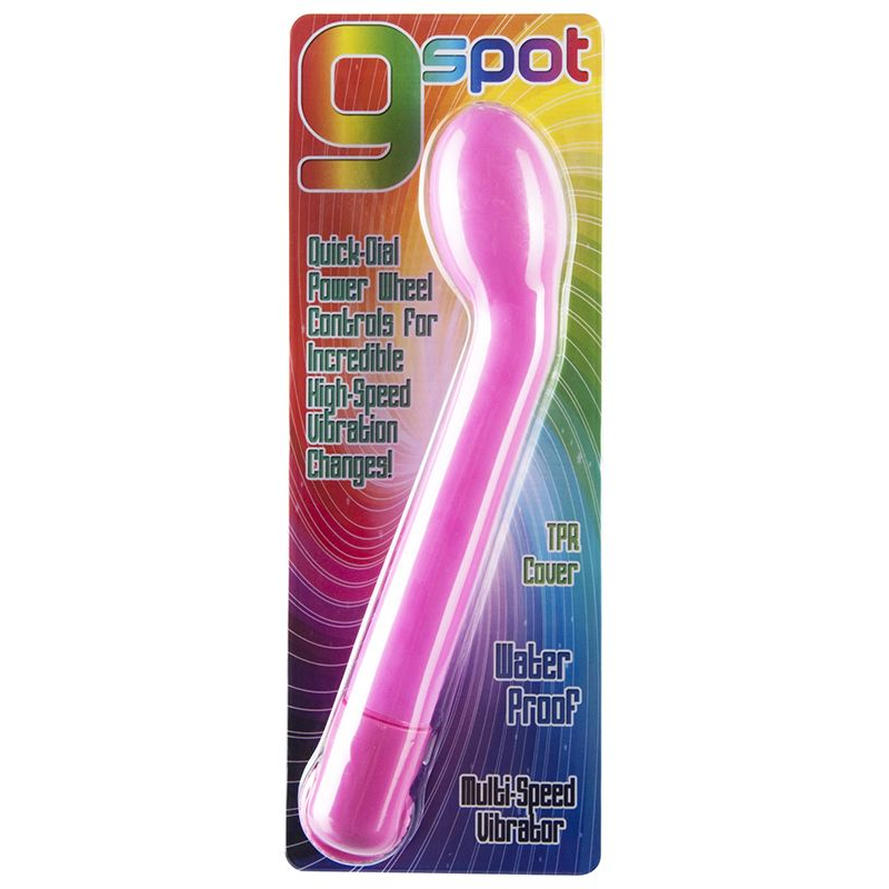 Купить розовый вибратор g-spot для точки g - 19 см. Image