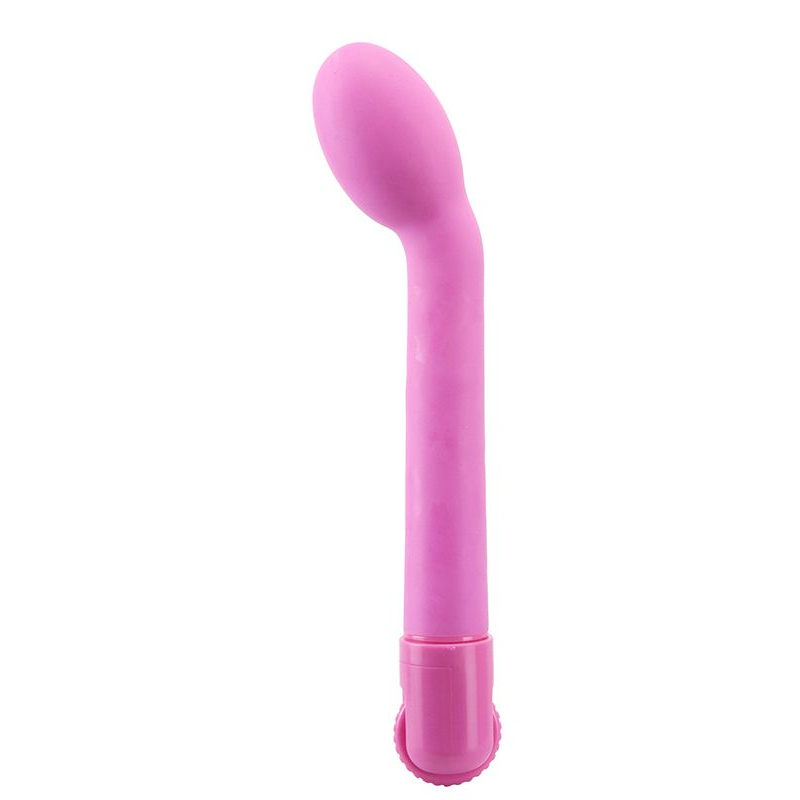 Купить розовый вибратор g-spot для точки g - 19 см. Image