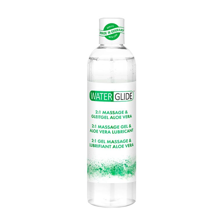 Купить гель-смазка 2-в-1 massage &amp;amp; lubricant aloe vera - 300 мл. Image