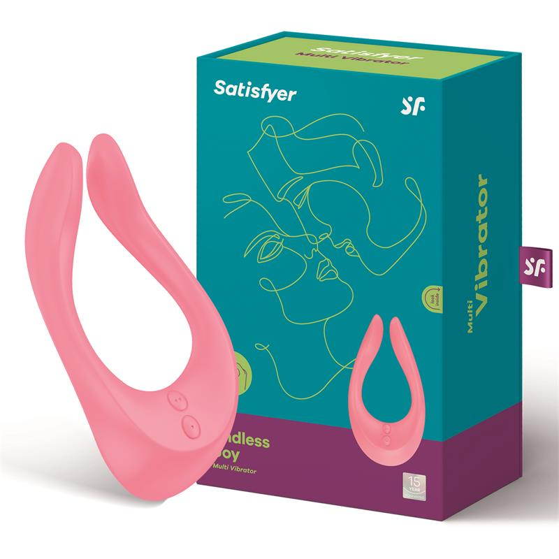 Купить розовый многофункциональный стимулятор для пар satisfyer endless joy Image