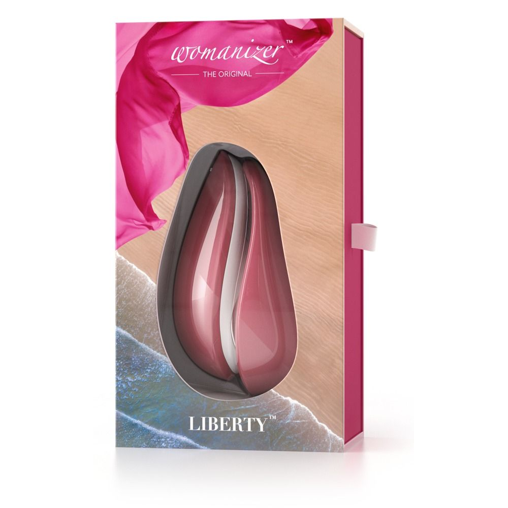 Купить розовый бесконтактный клиторальный стимулятор womanizer liberty Image