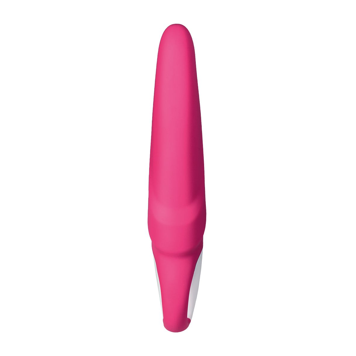 Купить ярко-розовый вибратор  satisfyer mr. rabbit с клиторальным отростком - 22,1 см. Image